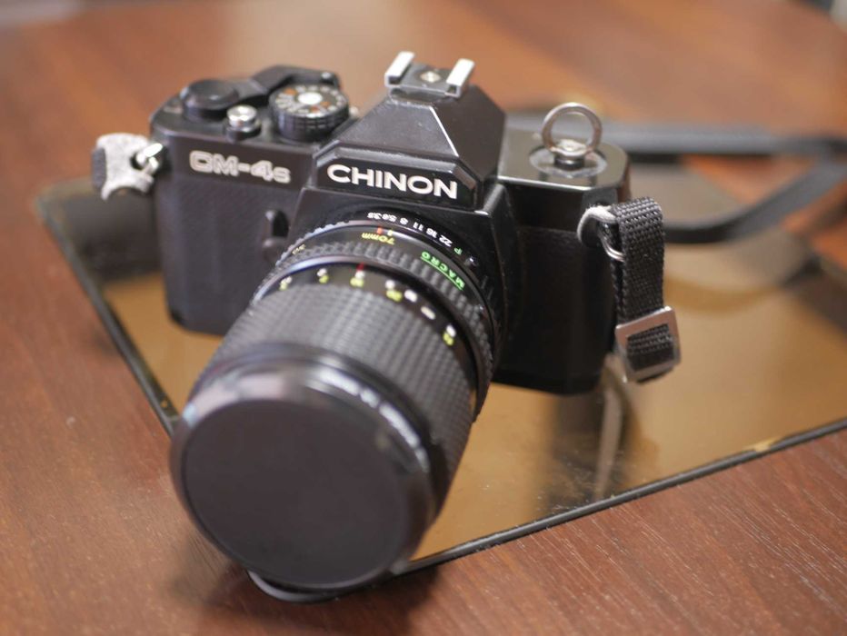 Obiektyw Rikenon 35-70mm 3,5-4,5f + Chinon CM-4S + Filtr - Zestaw