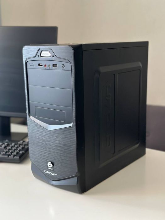 Системний блок Crown + монітор Dell