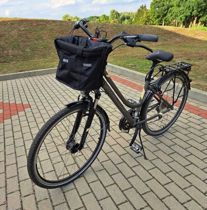 Transporter psa kota na rower kosz rowerowy duży pojemny