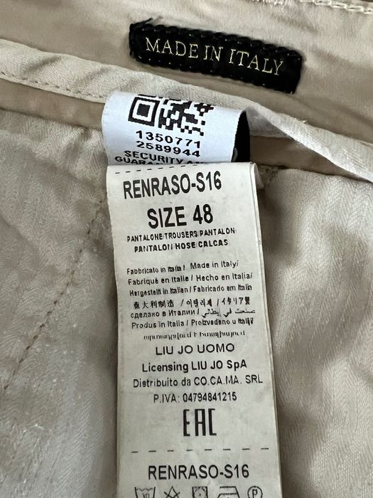 Chinosy męskie Liu Jo