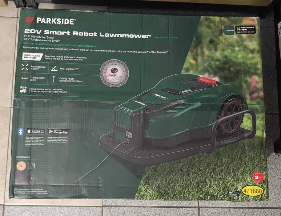Nowy Robot Koszący Parkside PAMRS 1000 A1