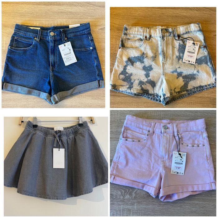Джинсові шорти зара zara, 148, 156, 164 см