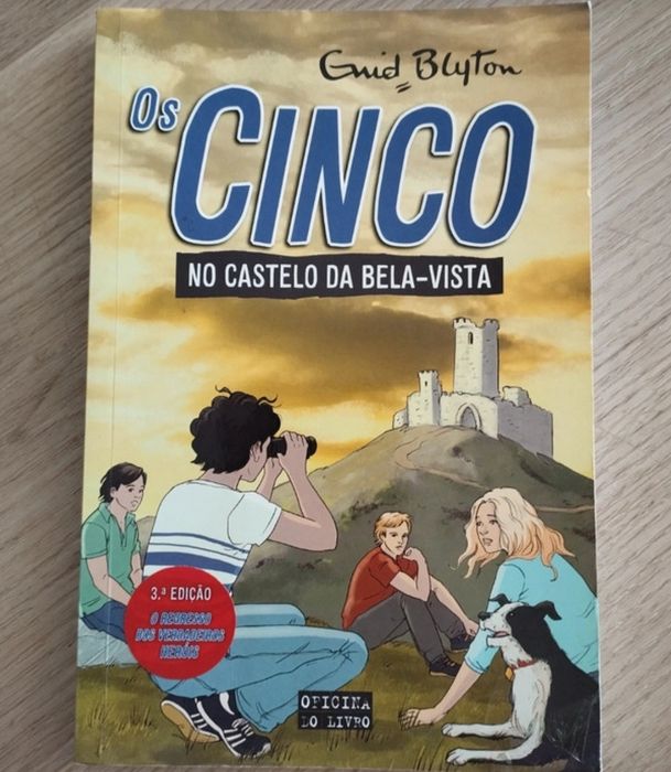 Livro "Os Cinco no Castelo da Bela-Vista"