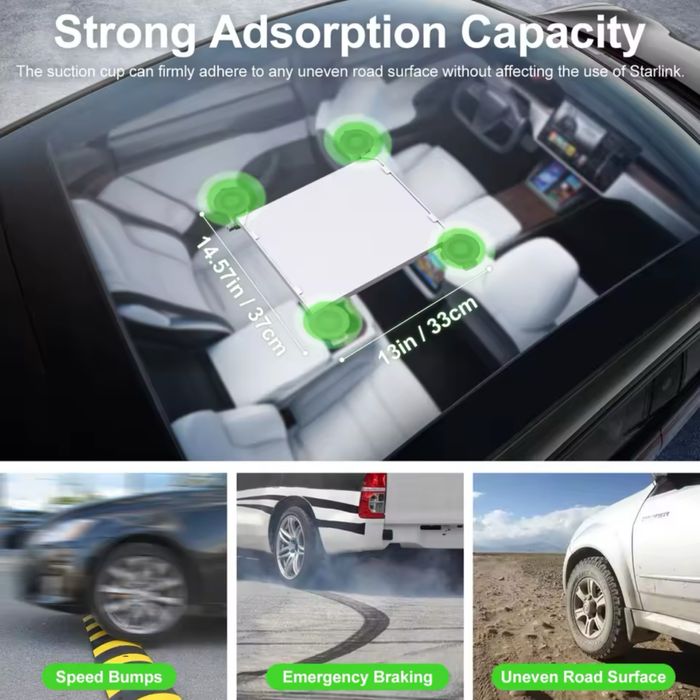 Кріплення на приссоках Starlink Mini автоверсія