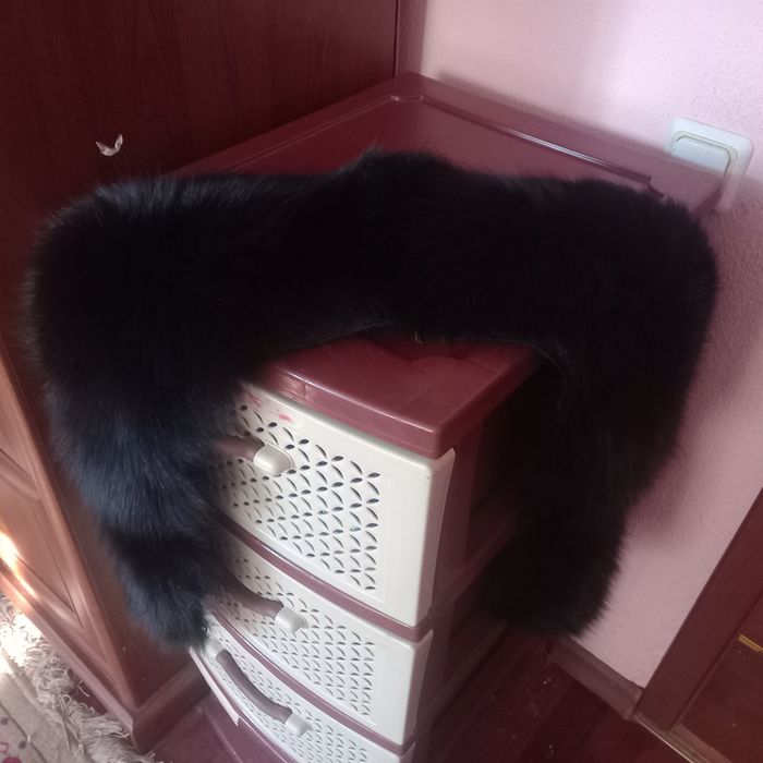 Воротник меховой- песец 130см×20см