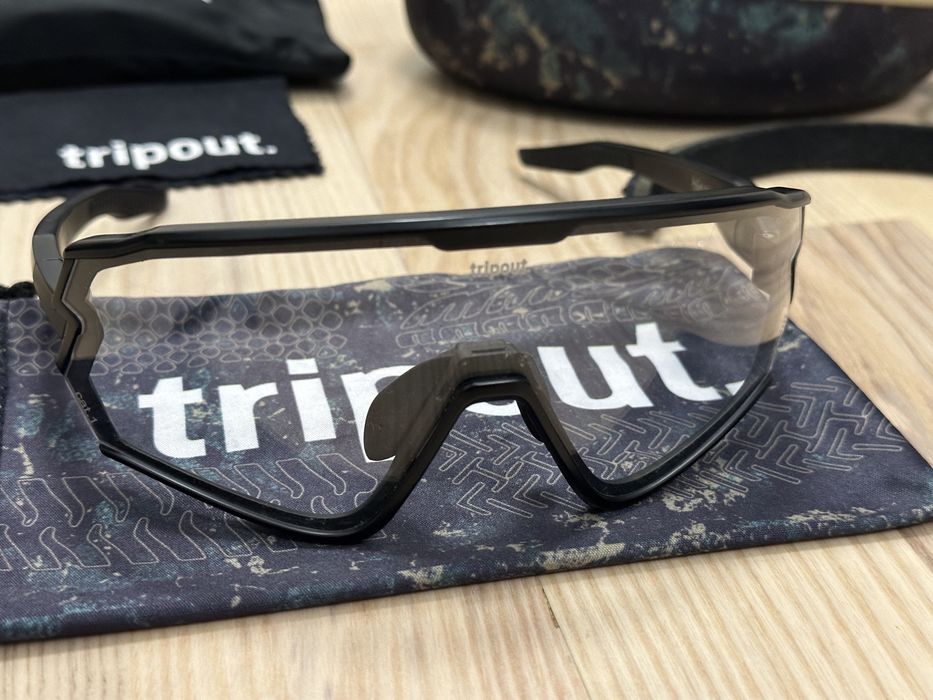 Okulary rowerowe sportowe do biegania Tripout Infinity Clear