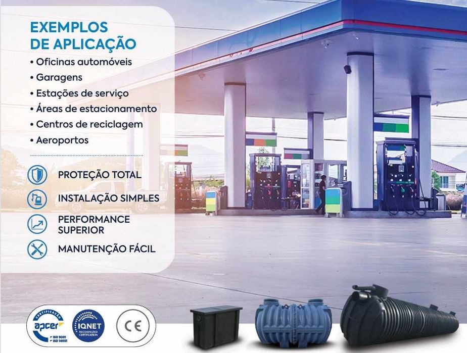Separador de Hidrocarbonetos 6 a 20 Lts/S P/oficina NOVO C/ IVA