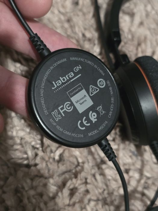 Słuchawki USB z pilotem Jabra Evolve 20 MS – Do pracy, Teams, Zoom, czyste