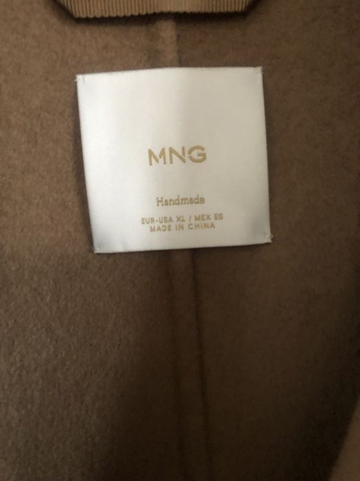 Płaszcz camel xl Mango  nowy