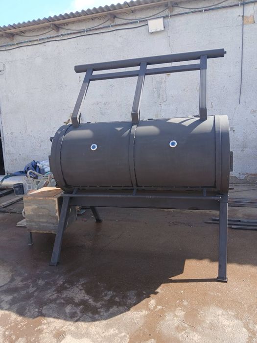 Смокер  бочка барбекю коптильня чаны мангалы