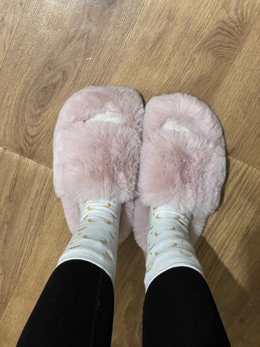 капці домашні пухові