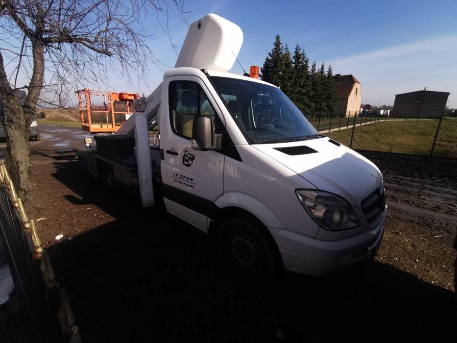 usługi podnośnikiem koszowym 22 m teleskopowym zwyżką zwyżka podnośnik