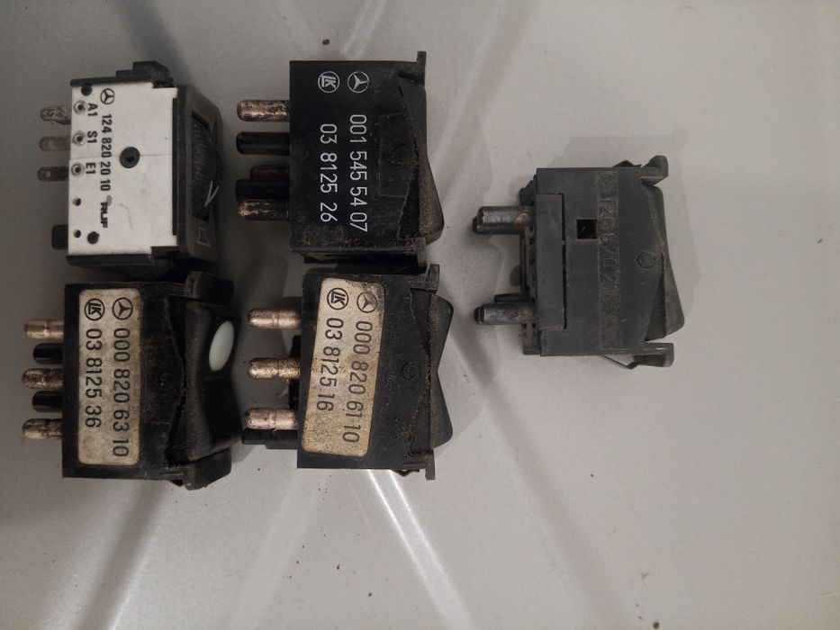 Мерседес ботинок 207-410 переключатель печки  кнопка аварийки