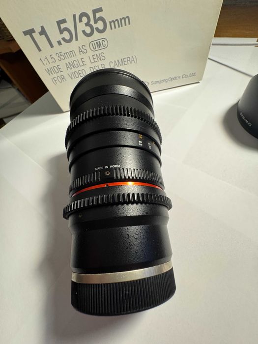 Samyang 35 mm T1.5 - VDSLR / SONY-E pełna klatka / FAKTURA VAT