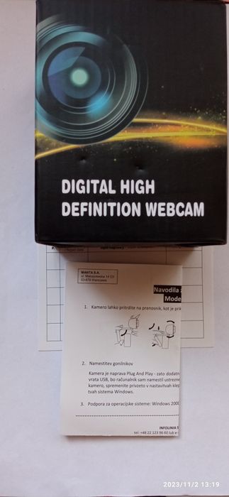 Kamerka internetowa.