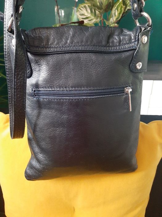 Oryginalna skórzana torba listonoszka Giuliano włoska skóra naturalna