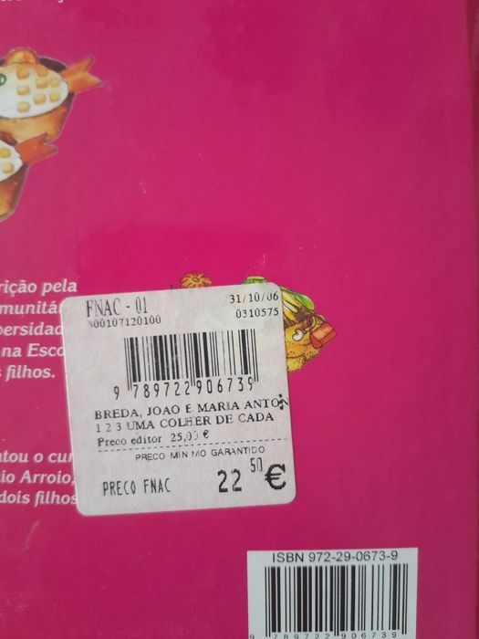 1, 2, 3 uma colher de cada vez  - Dos 4m aos 3a