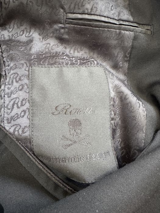 roen×semanticdesign　archive jacket Semantic design x roen jacket blazer cropped indie sleaze style