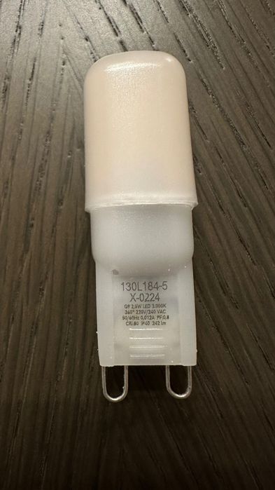 G9 Led 3000k 2.5 W 13 peças