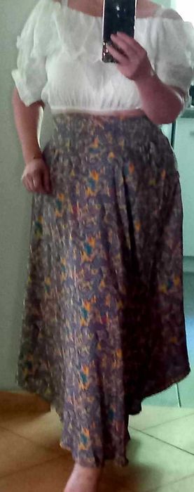 Spodnice jedwabne maxi roz.38-48(uniwersalny)