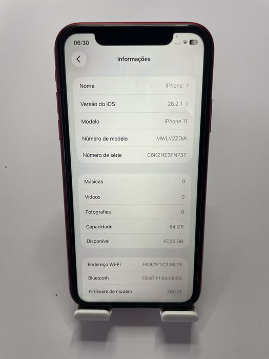 IPhone 11 vermelho