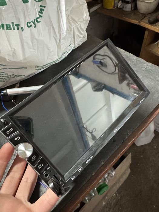 Продам активний сабвуфер Kicx+комплект проводів+2Din Аndroid магнітола