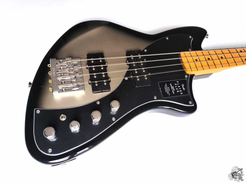 Новий Fender® Player Plus Active Meteora Bass '2024 Silver Burst