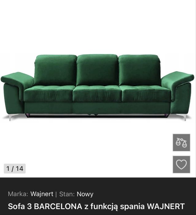 Sofa rozkładana Wajnert