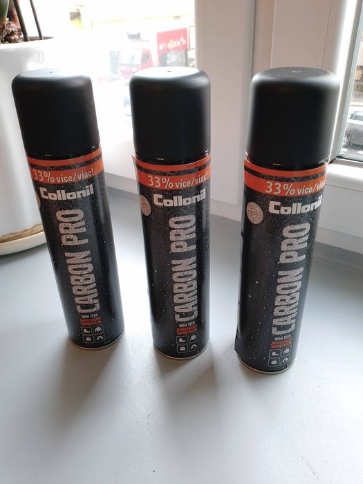 Impregnat Collonil Carbon Pro 400ml - Zestaw 3 szt. Nowe do butów kurtek