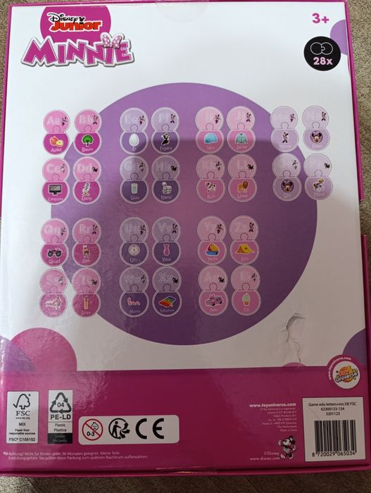 Puzzle alfabet Minnie