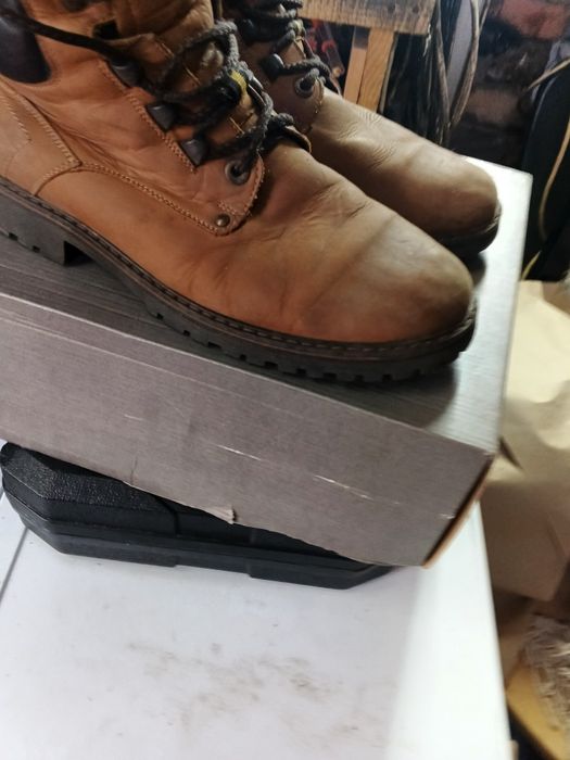 Ботинки мужские кожаные