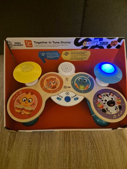 Hape - Baby Einstein - Magiczna dotykowa perkusja 800900. Nowy