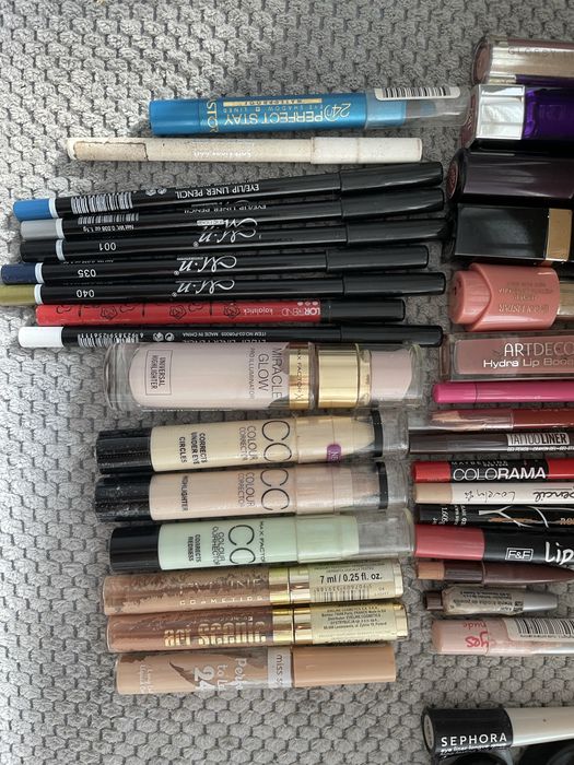 Zestaw kosmetyków make up kolorówka