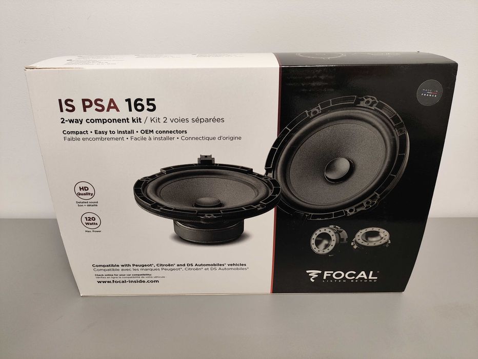 FOCAL IS PSA 165 Głośniki dedykowane Citroen DS Peugeot Toyota