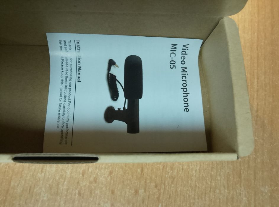 Mikrofon stereo do lustrzanki cyfrowej MIC-05