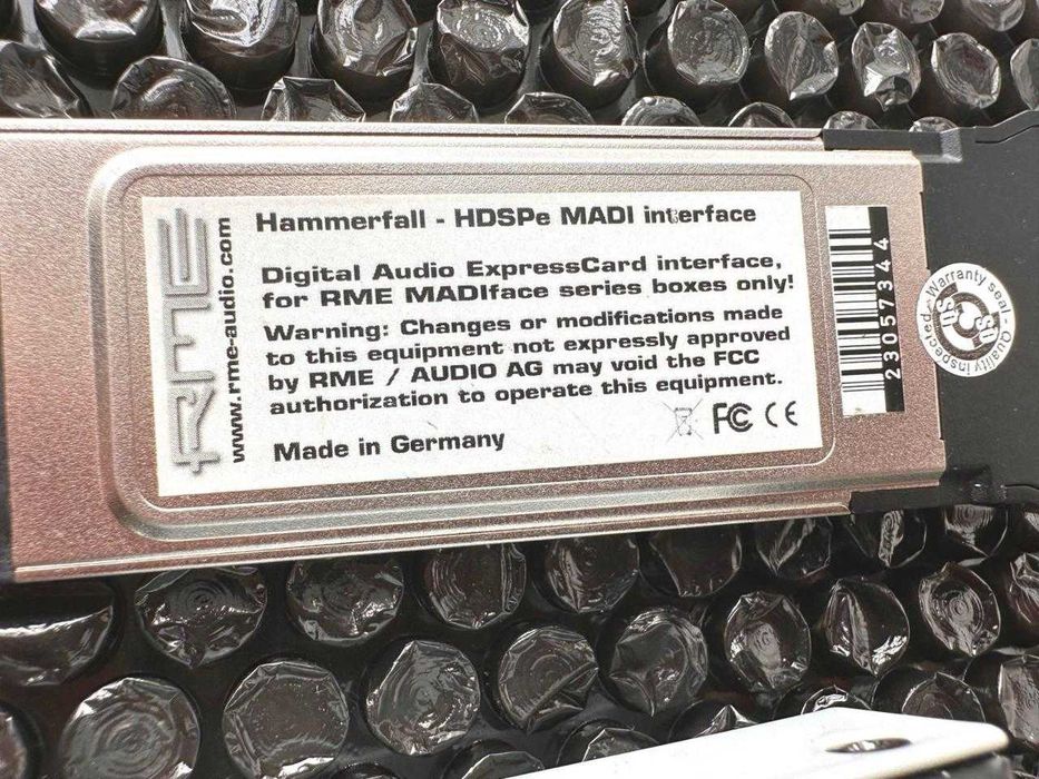 RME MADIface & HDSPe ExpressCard zestaw interfejs MADi