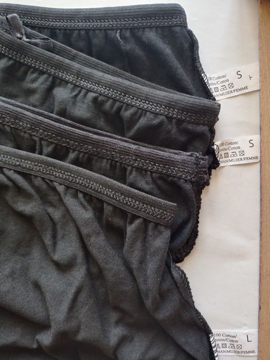 Трусы, трусики женские новые, черные, хлопок 100% cotton.