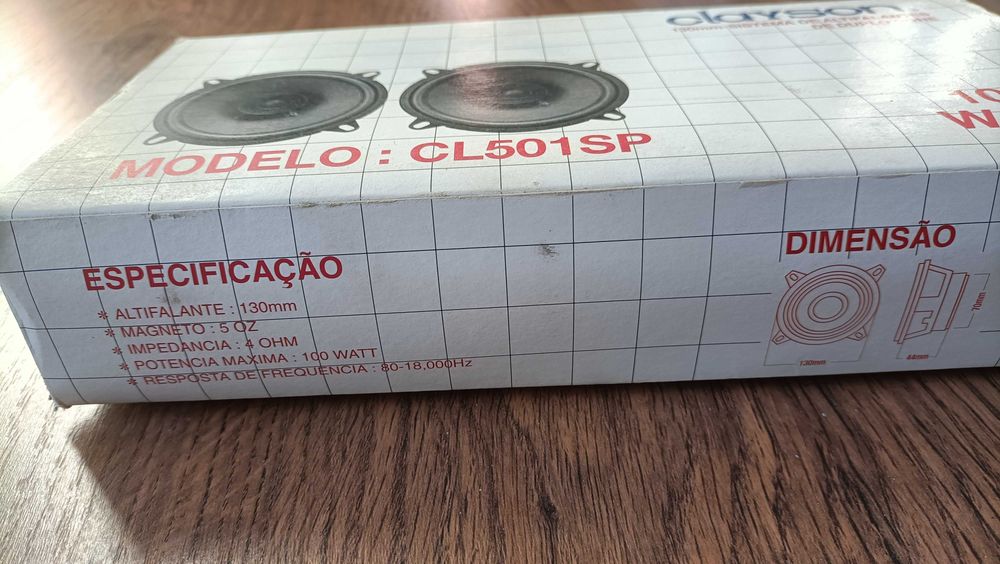 Altifalantes/colunas Clayson de 100W novas