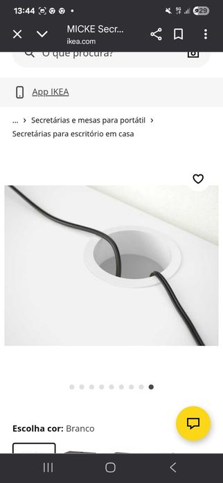 Secretária Branca Ikea