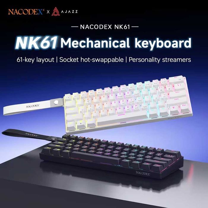 ‼️NEW‼️Ajazz NK61 x Nanocodex магнитная 8K клавиатура‼️ФОП‼️Гарантия‼️