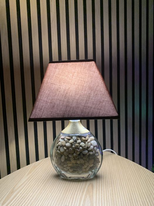 Candeeiros de Mesa a partir de Garrafas Recicladas Uísque Licor Vinho