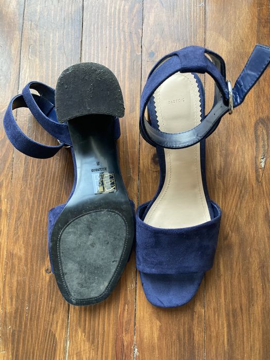 Sapato salto Azul escuro