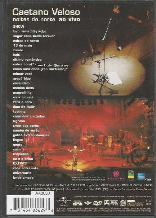 Caetano Veloso - Noites do Norte ao Vivo (DVD)