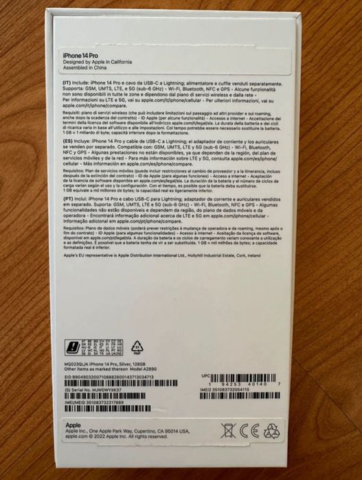 iPhone 14 Pro silver 128GB