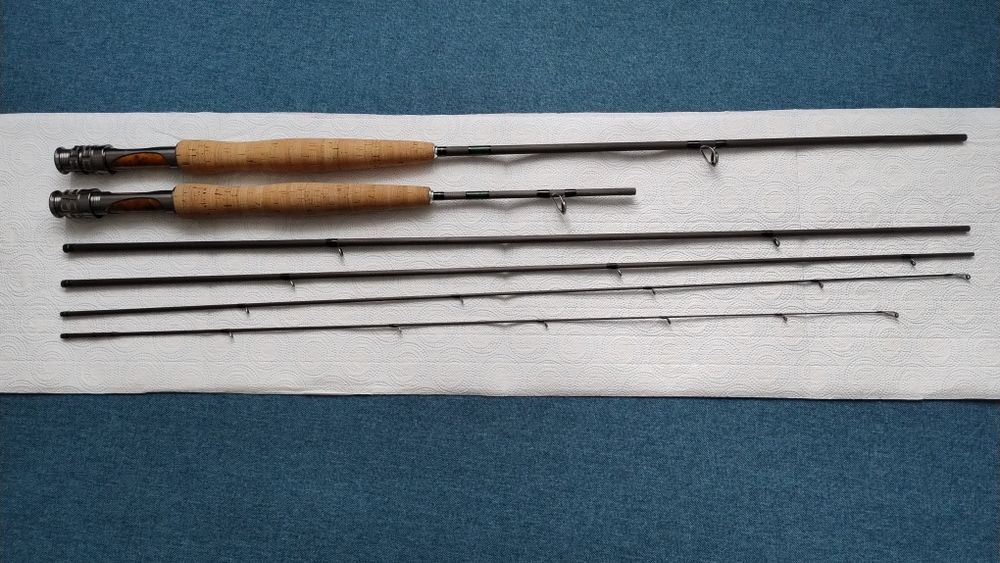 Wędka muchowa rękodzieło pod nimfę