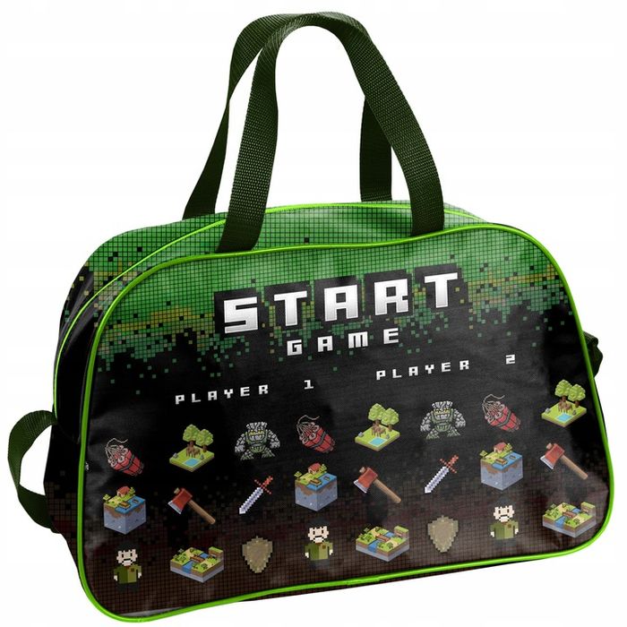 Torba Sportowa Gamer Na Basen Podróżna Minecraft