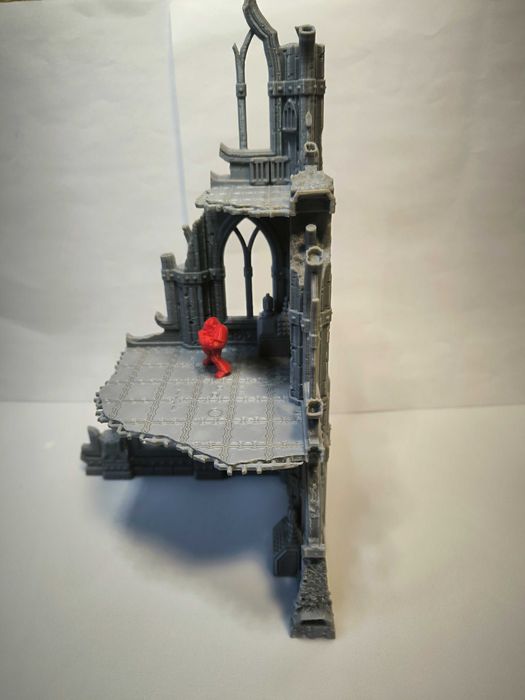 Duża gotycka ruina SCI-FI RPG Diorama Makieta