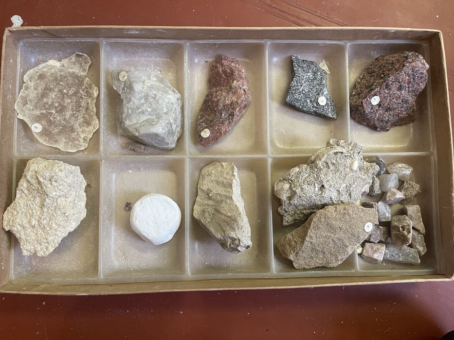 Полезные ископаемые коллекция семян ссср гербарий для школы 1976г