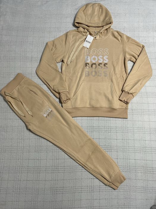 Dres męski Boss beżowy M L XL XXL