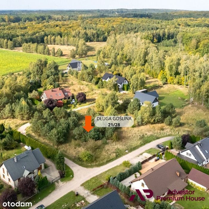 Duża działka 2535 m² pod dom | MPZP | Długa Goślina